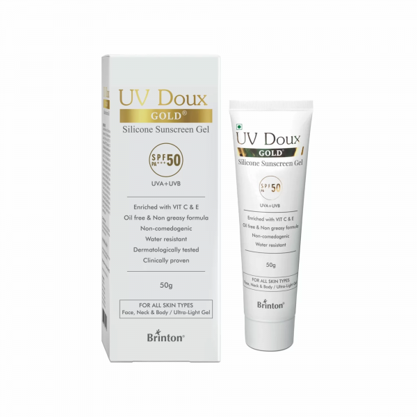 UV Doux Gold Silicone Sunscreen Gel 50 gm