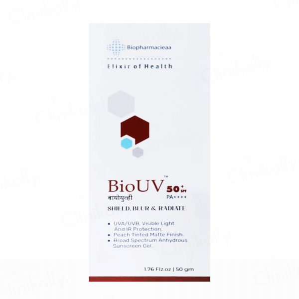 Bio UV 50+ (Tinted & Matte) Anhydrous Sunscreen Gel SPF 50+ PA+++