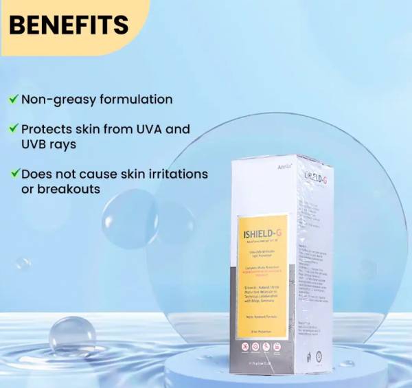 Ishield-G Aqua Sunscreen Gel - Image 2