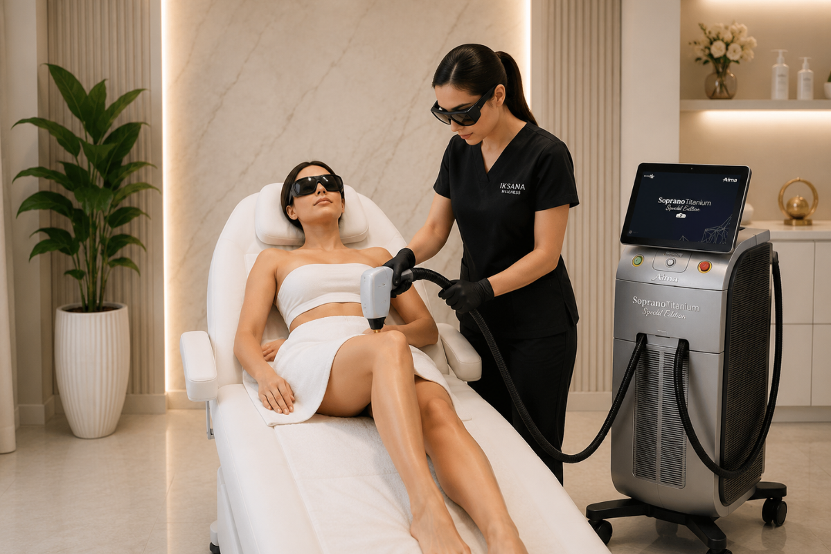 Soft Touch Laser Hair Reduction with Alma Soprano Titanium