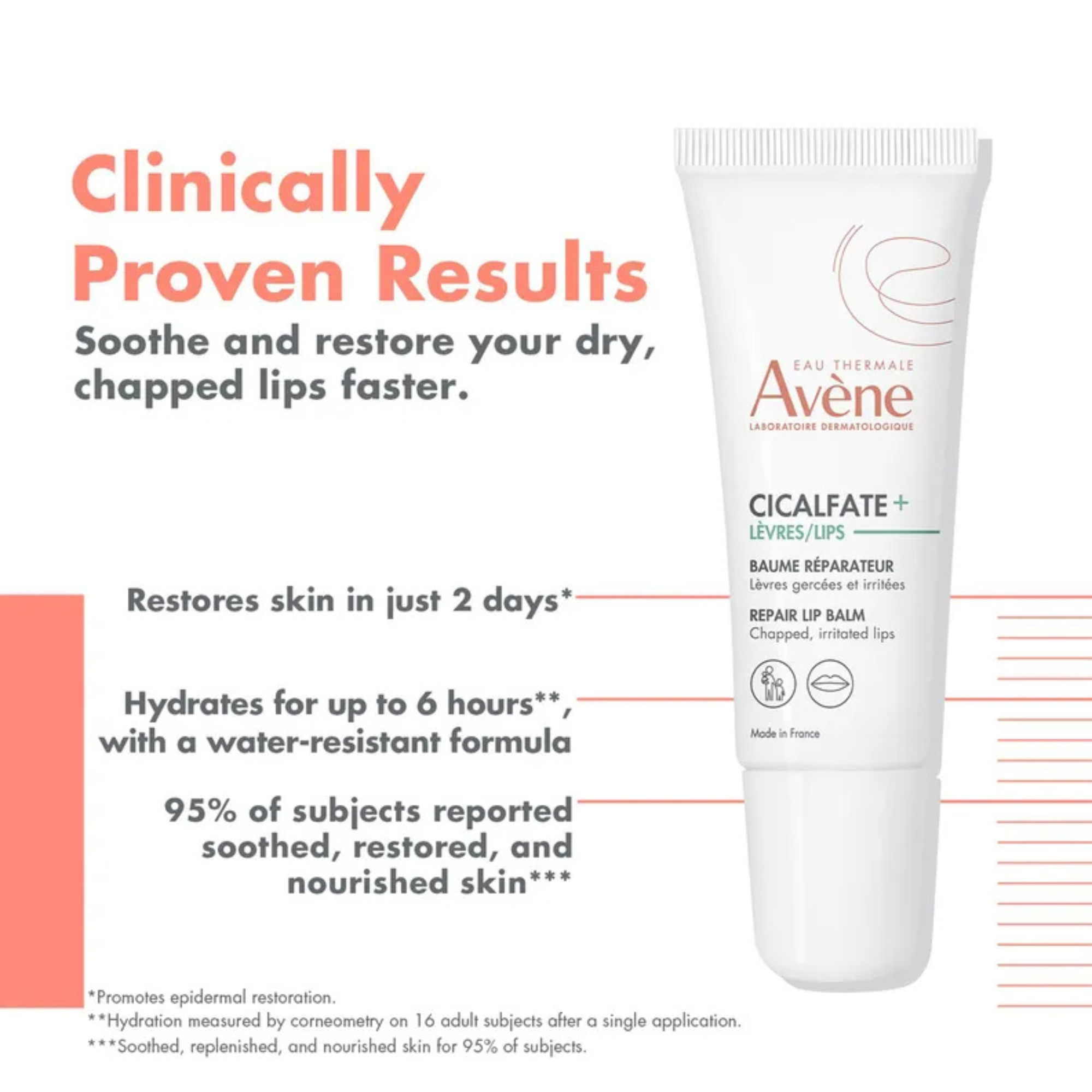 Avene Cicalfate+ Repair Lip Balm, 10 ml