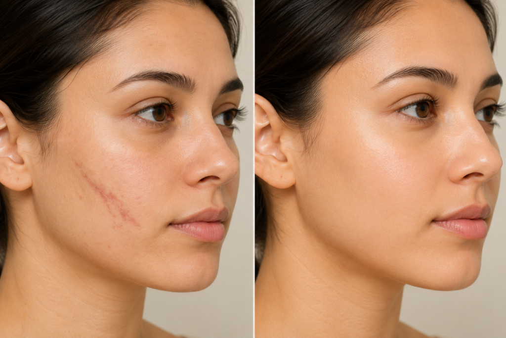 How to Remove Accident Marks on Face