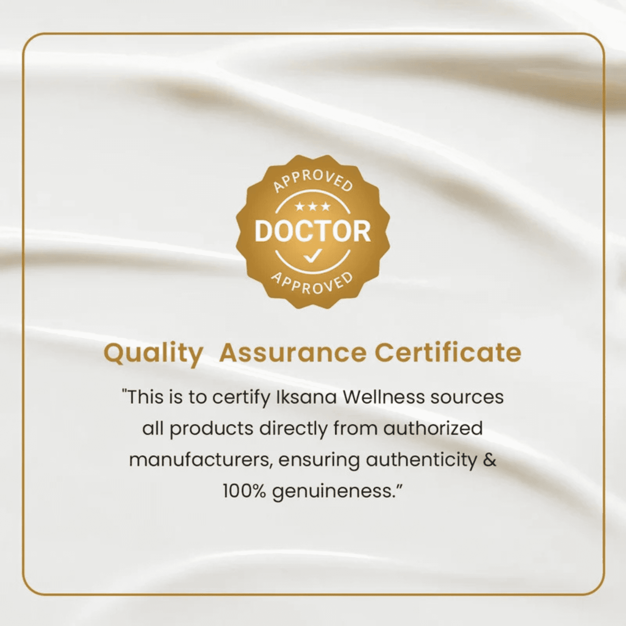 Iksana products Quality